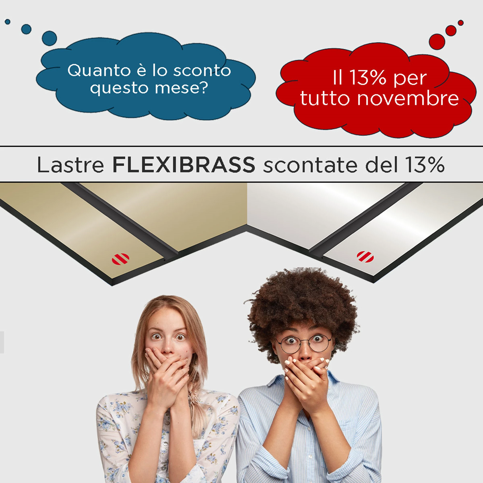 ➡️ NOVEMBRE CONTINUA CON FLEXIBRASS: SCONTO DEL 13%