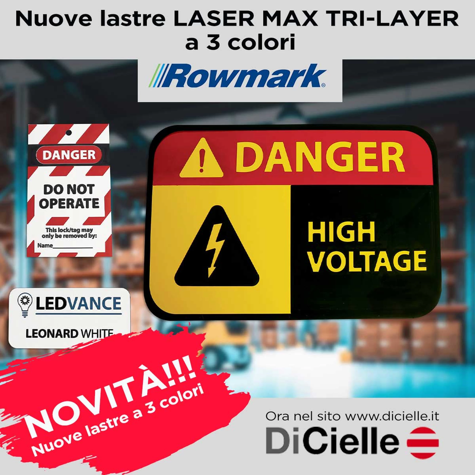 ➡️ NOVITÀ A CATALOGO: SONO ARRIVATE LE LASTRE LASER MAX TRI-LAYER DI ROWMARK