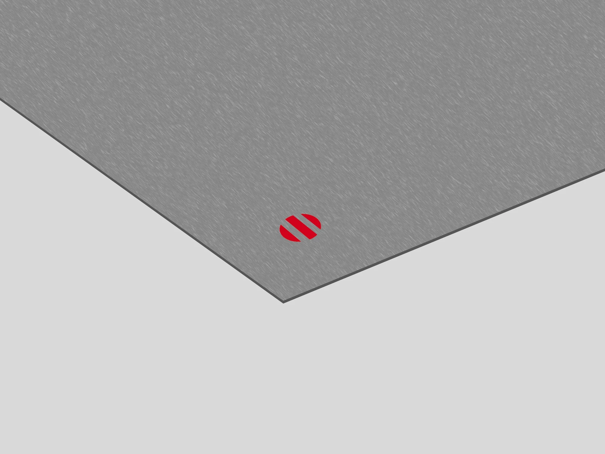 Lastra alluminio anodizzato opaco in lega 5005 di colore argento / 0.5 mm