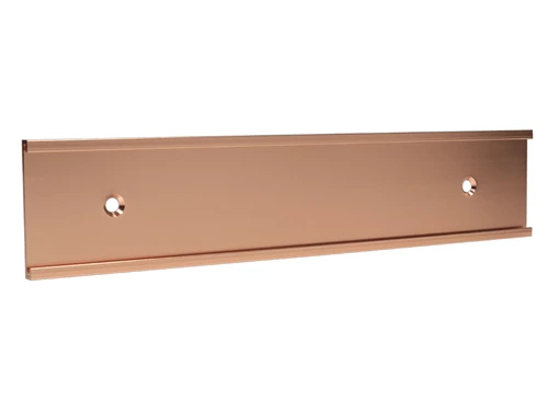 Supporto da parete – colore oro rosa lucido – 203 x 25 x 1,6 mm