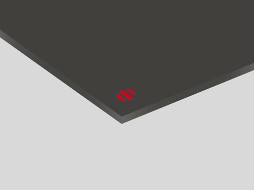 Ada Alternative Rowmark: lastra laminato acrilico (antracite)