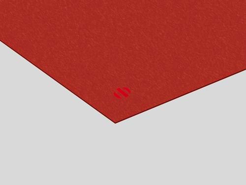 Alluminio opaco lega 5005: lastra alluminio opaco Rosso