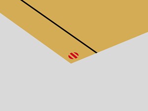 Laser Light Rowmark: foglio plastico adesivo (oro uniforme/nero)