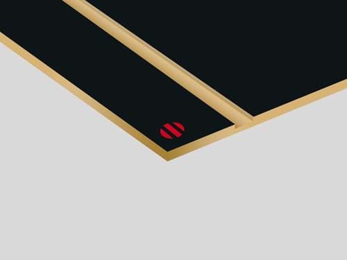 Laser Max Rowmark: lastra laminato acrilico (nero/oro)