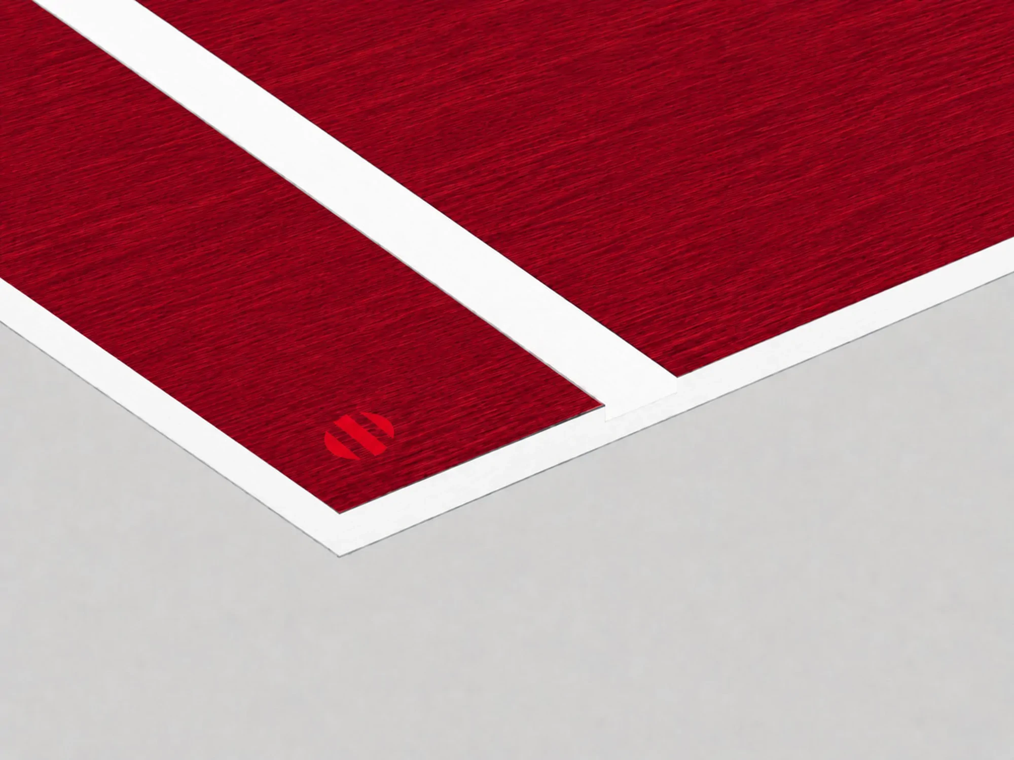 Laser Max Rowmark Spazzolato Rosso/Bianco | spessore 3,2 mm