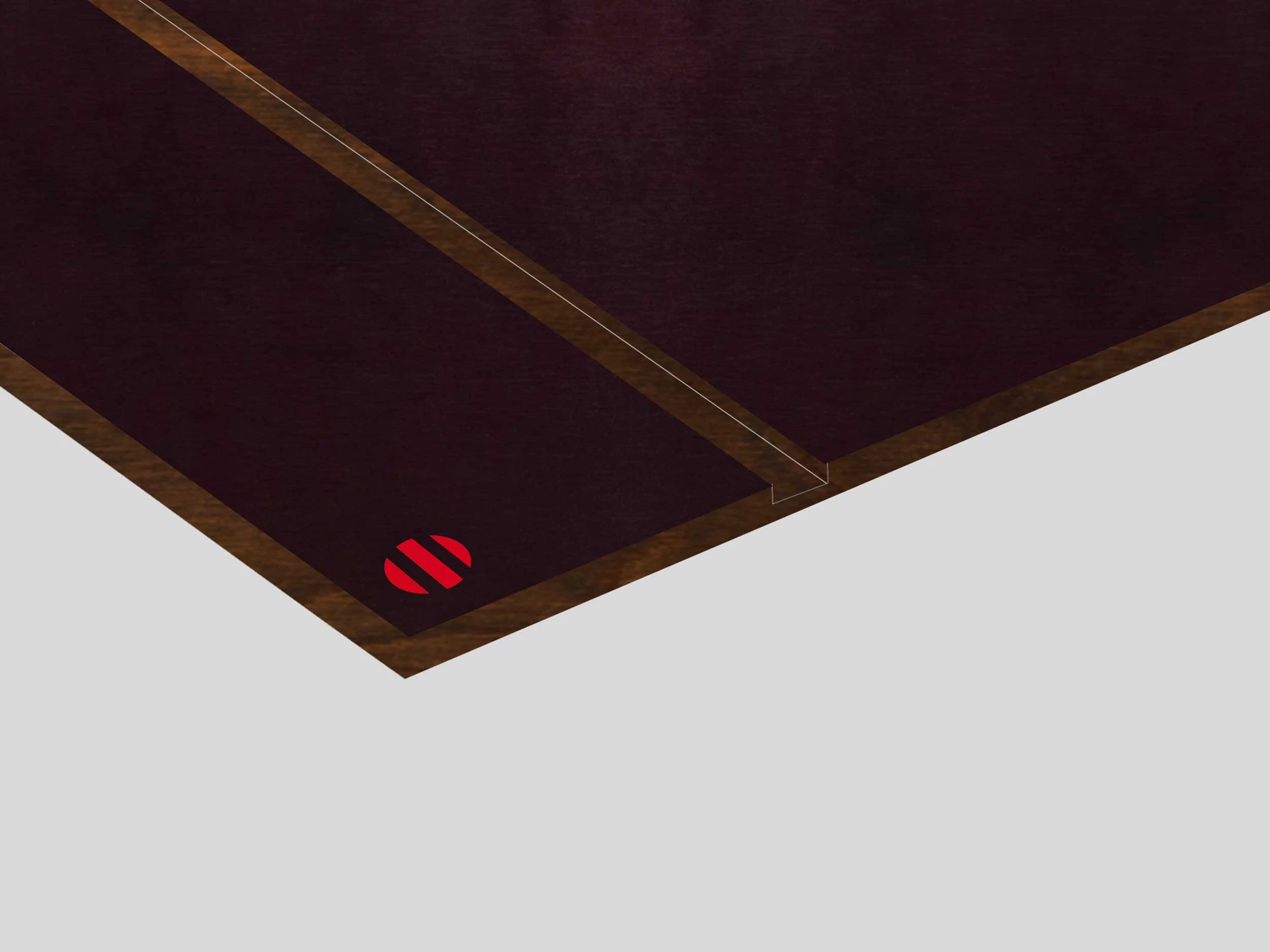 Lastra in legno colorazione Merlot