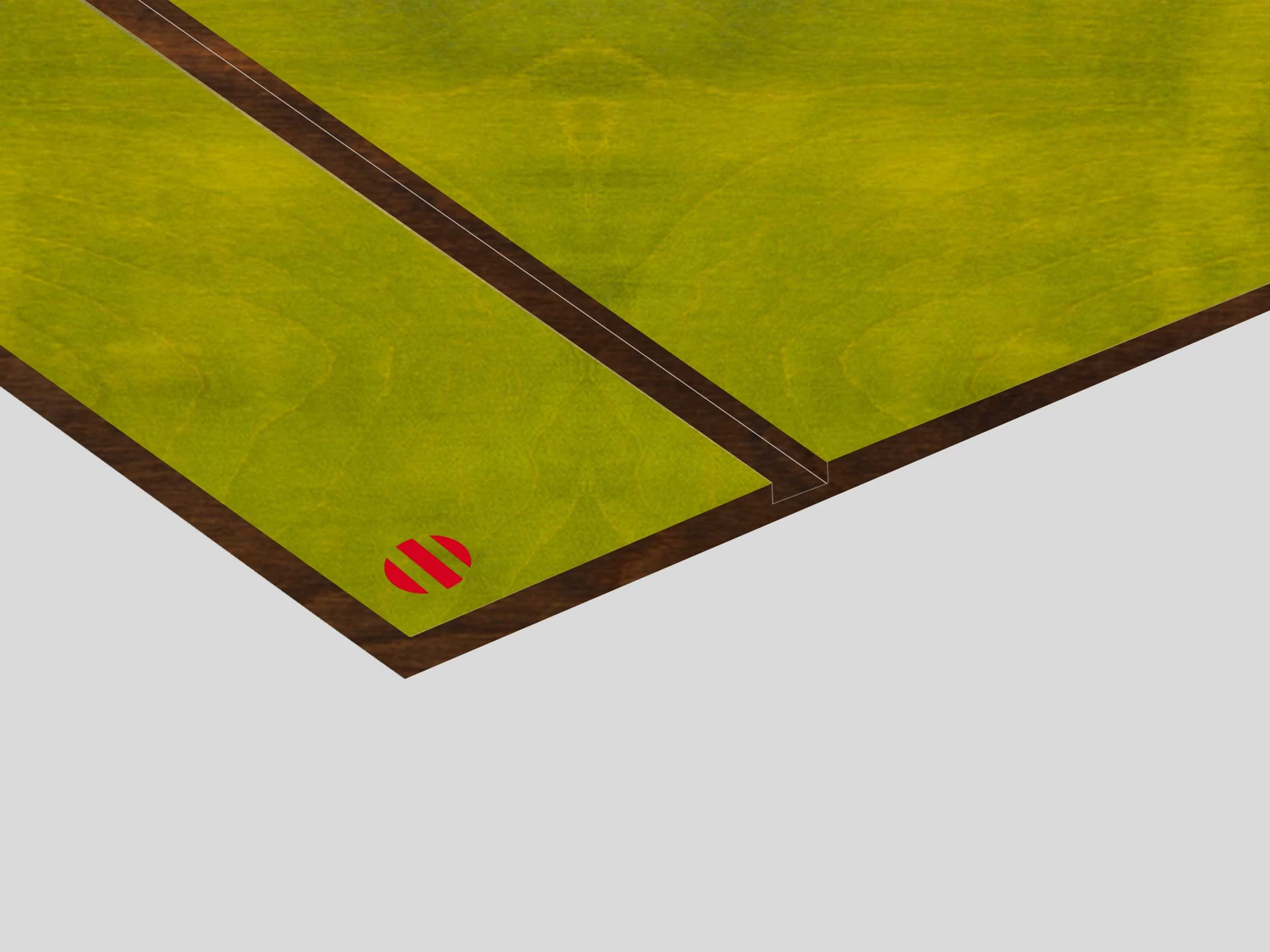 Lastra in legno colorazione Sage