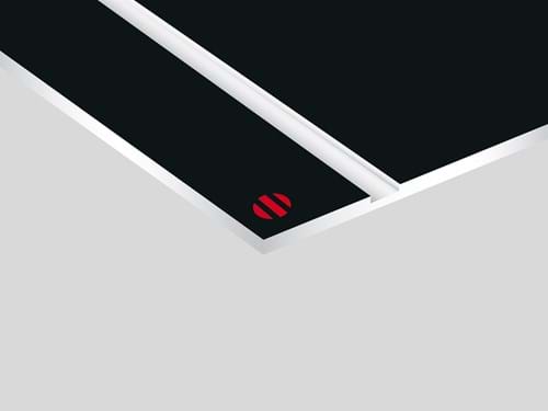 Mattes  Rowmark: lastra laminato ABS (nero/bianco)