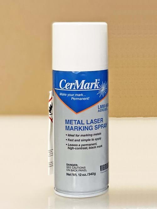 Spray per marcatura laser Cermark LMM6000 colore nero per acciaio