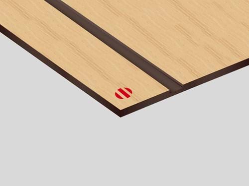 The Naturals Rowmark: lastra laminato acrilico (faggio/marrone)