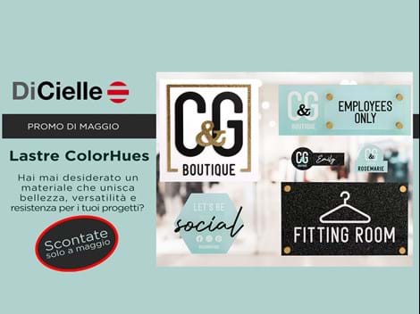 Lastre COLORHUES in offerta per i professionisti della Visual Communication