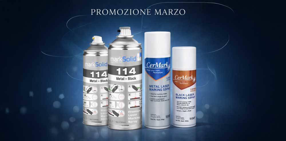Promo di marzo: spray per marcatura laser