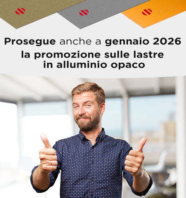 Promo Dicembre 2025: alluminio opaco